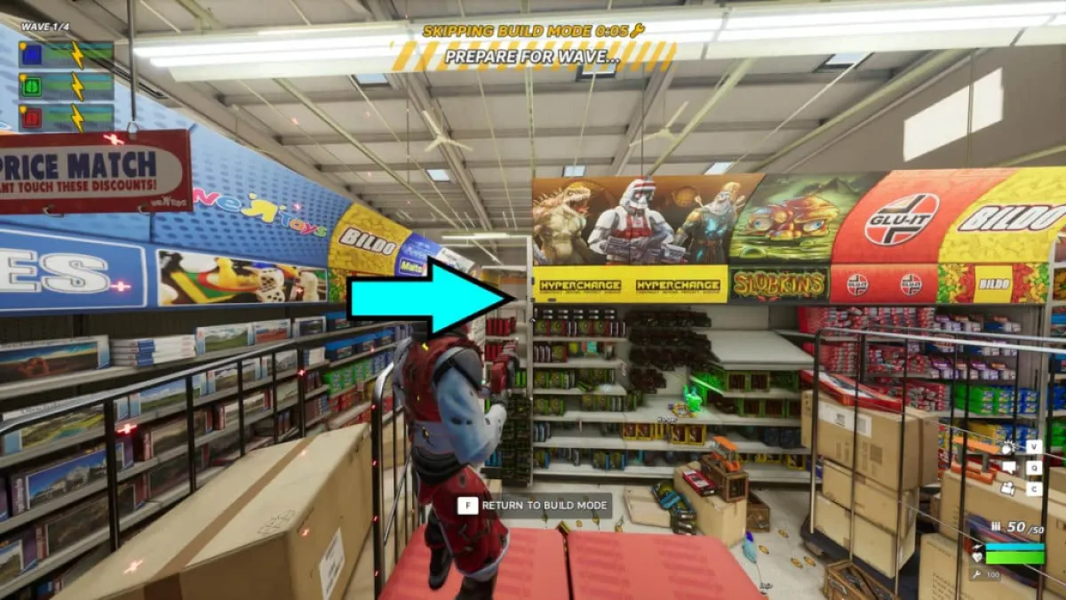 Localização de Bobblehead 3 no Hypercharge Unboxed Toy Palace