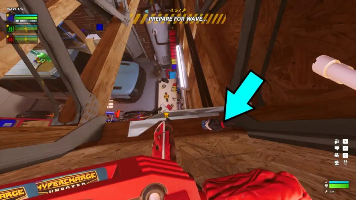 Localização do Bobblehead 2 no Hypercharge Unboxed Fort Jeep