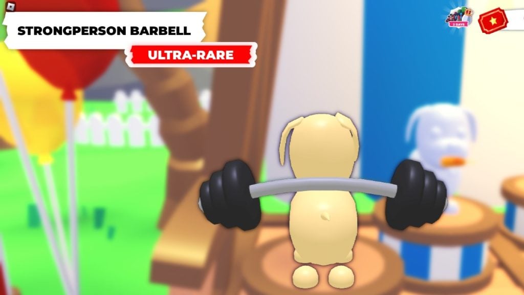 Roblox Adote-me Summer Fest State Fair Strongperson Barbell