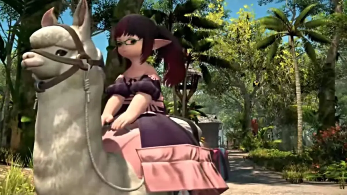 Montaria Alpaca em Final Fantasy XIV