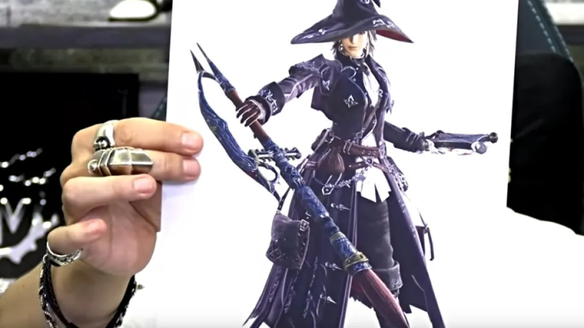 Equipamento de tomo Pictomancer em Final Fantasy XIV