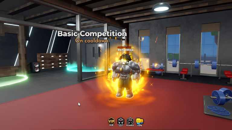 Como completar uma alteração corporal na Gym League - Roblox