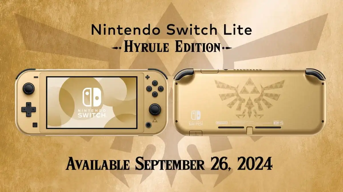 A edição Hyrule do Nintendo Switch Lite