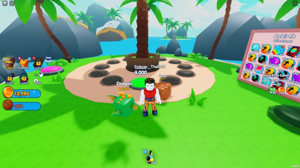 Pet Catchers Coconut Island Portal Spot