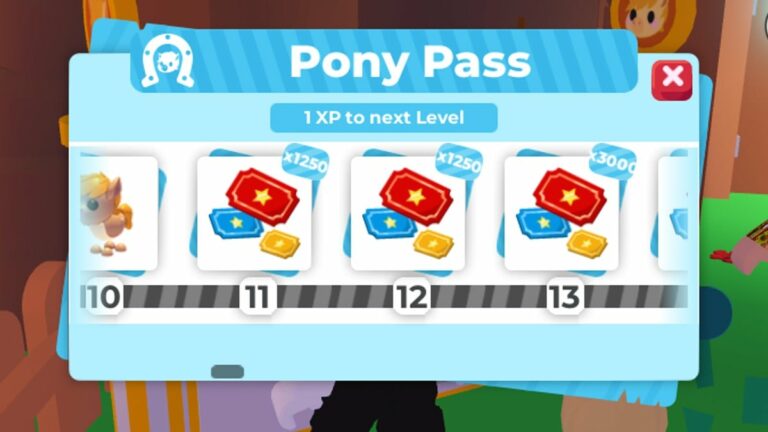 Adopt Me Pony Pass Levels