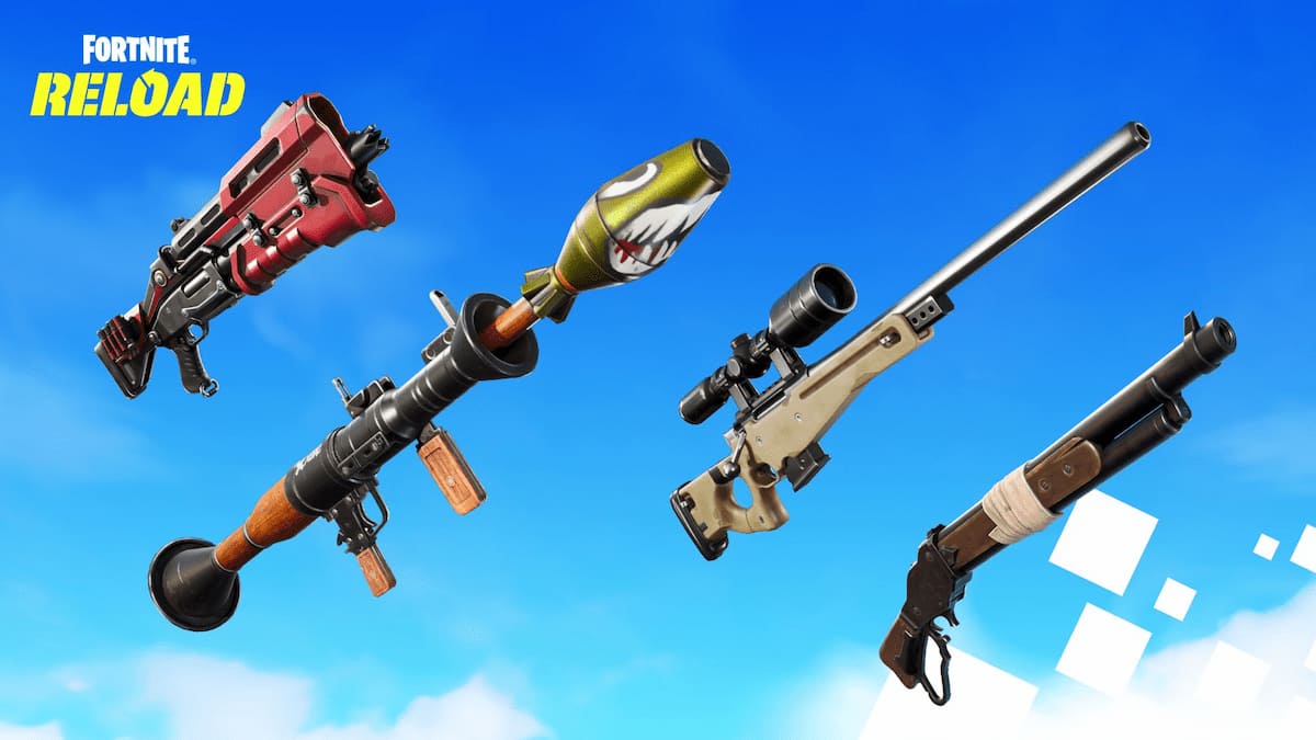 Armas OG em Fortnite Reload