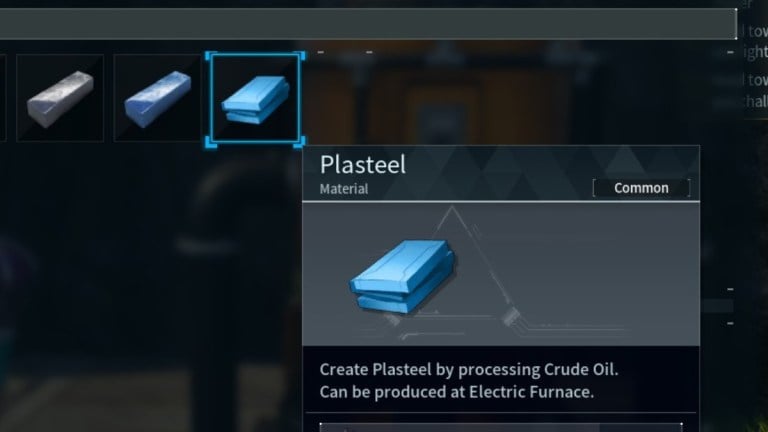 Como fazer Plasteel no Palworld