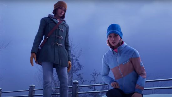 Life is Strange: Double Exposure Chloe - Max estava ao lado de uma mulher ajoelhada que poderia ser Chloe