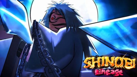 Shinobi Lineage codifica a arte principal mostrando um shinobi ao luar