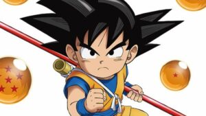 Dragon Ball Daima compartilha novo visual de Kid Goku