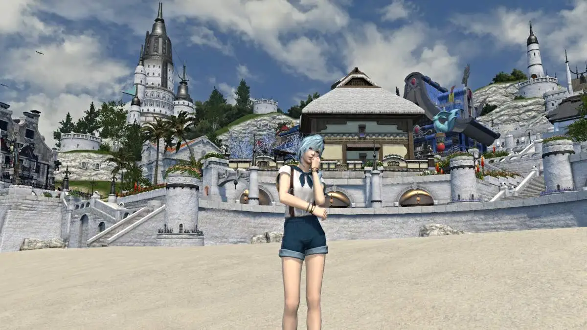 O distrito habitacional Mist em Final Fantasy XIV