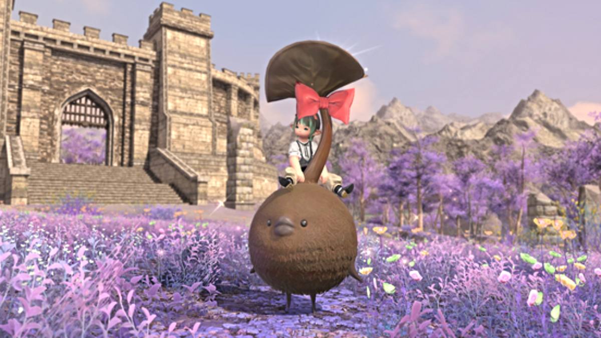 Montagem Chocorpokkur em Final Fantasy XIV