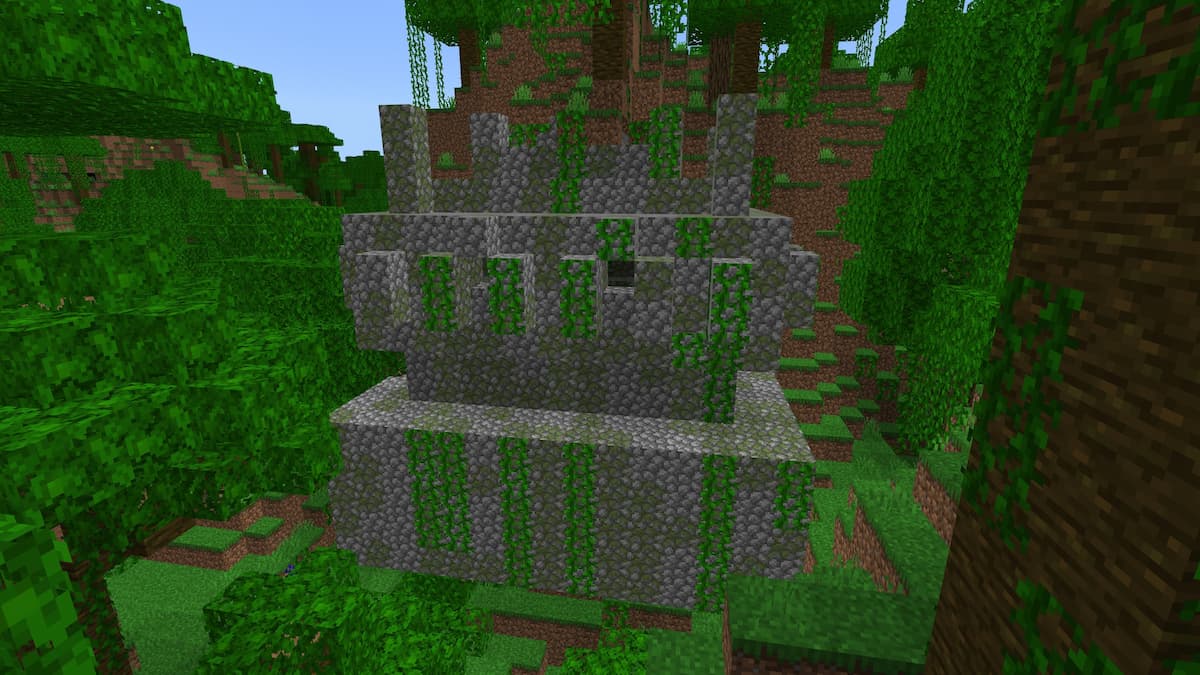 Um Templo da Selva no Minecraft