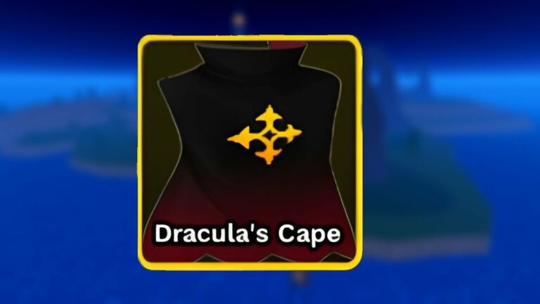 Draculas Cape Icon Over Blur