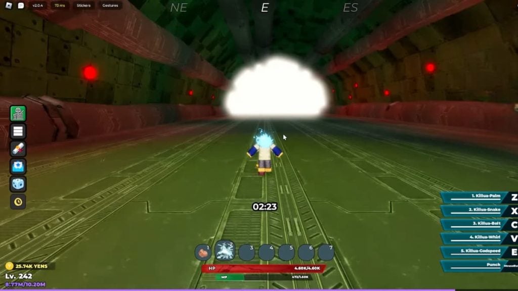 Roblox Hunter Era Tunnel Race Branco