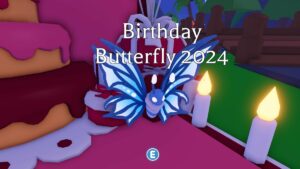 Adopt Me Birthday Butterfly 2024