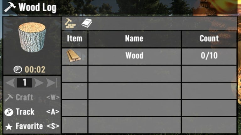 Como obter Wood Log em 7 Days To Die