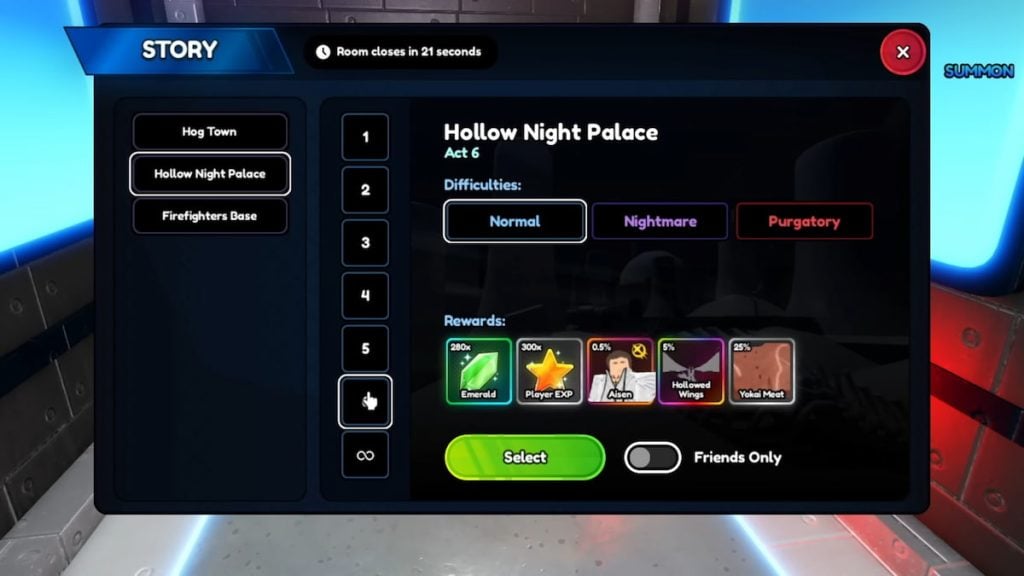 Roblox Anime Last Stand Hollow Night Palace Ato 6 Aizen 0.5 Recompensa