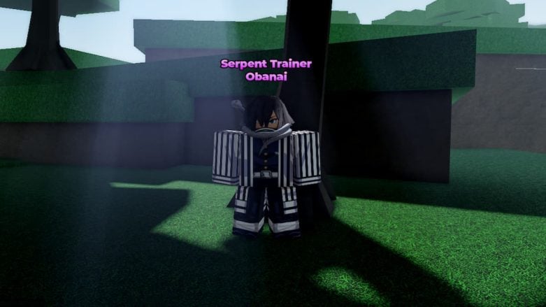 Roblox Weak Legacy 2 Serpent Trainer Obanai Udnerneath Tree Vestido Com Túnicas Brancas E Pretas