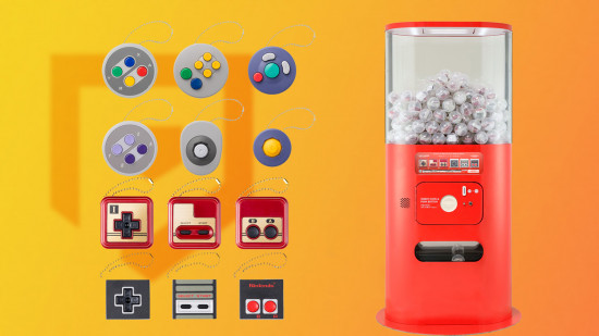 Chaveiros Nintendo Gacha: Uma imagem da coleção de botões de controle da Nintendo.