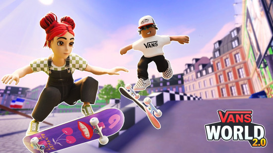 vans world 2 no roblox com skatistas em roupas e calçados vans