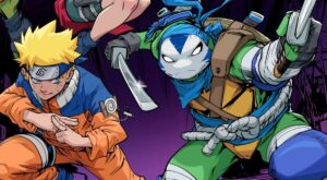 Teenage Mutant Ninja Turtles x Naruto apresenta seus designs de personagens