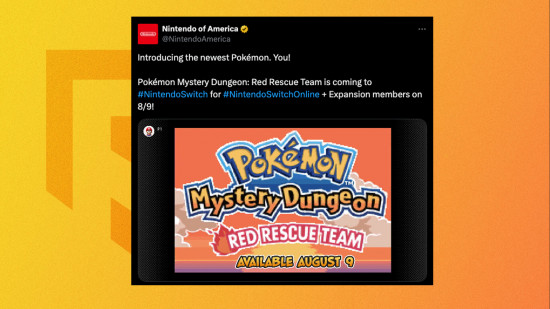 Pokemon Red Rescue Team switch: Uma imagem de Pokemon Red Rescue Team no Nintendo Switch Online.