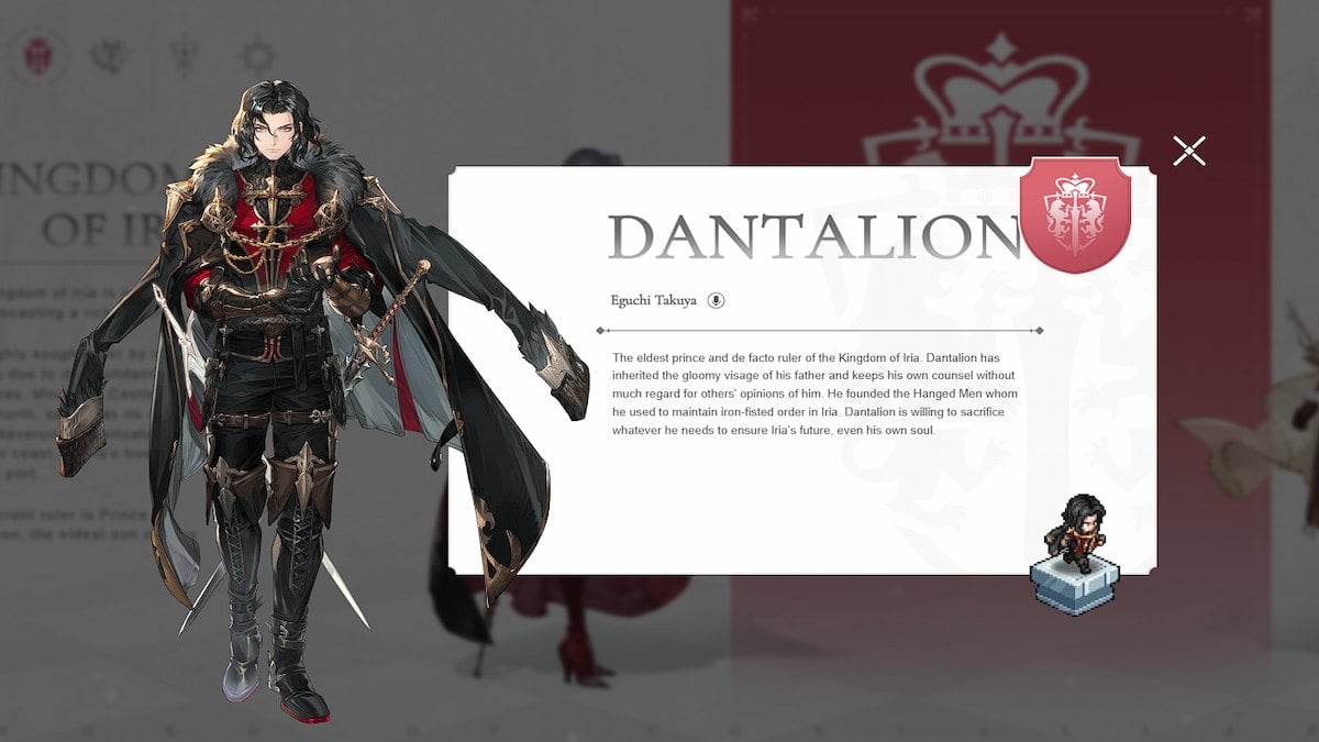 Dantalion em Espada de Convallaria.