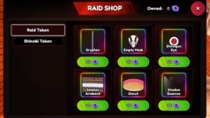 Anime Last Stand Raid Shop Shadow Essence