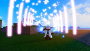 Roblox Second Piece Pink Beams Of Light Coming Out Of Ground