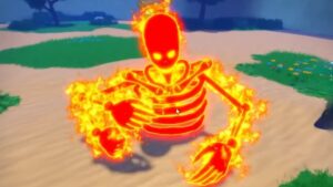 Roblox The Time Of Ninja Fire Giant Skeleton