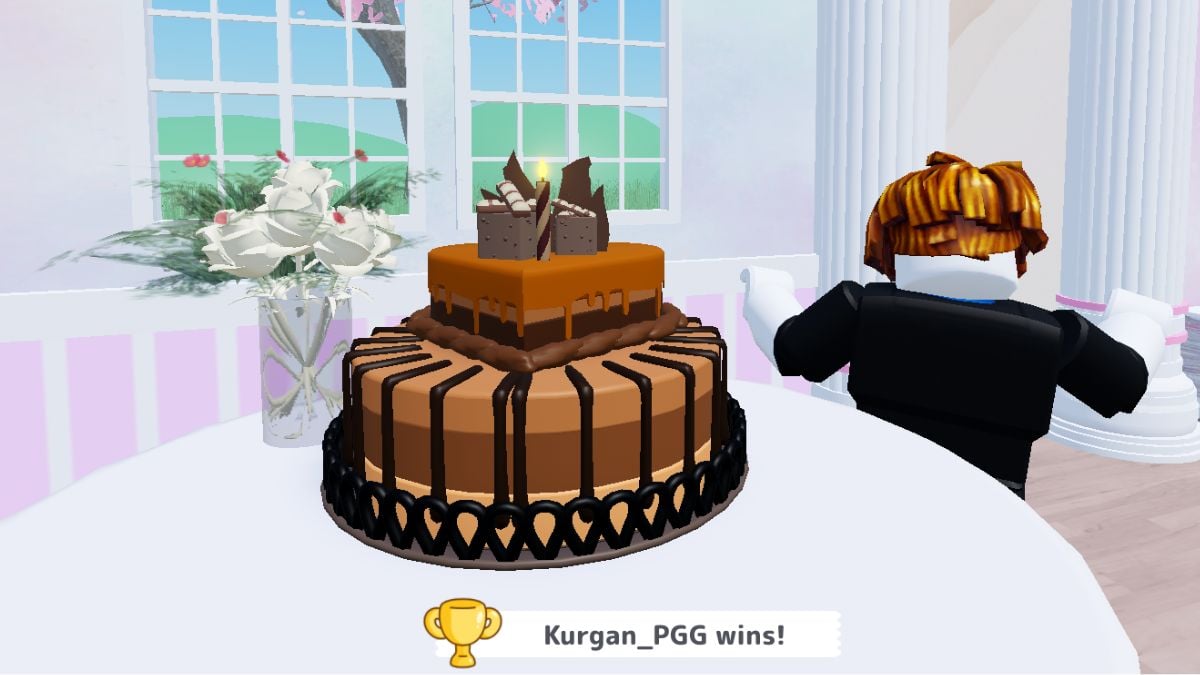 Melhor bolo de chocolate de tripa em Cake Off Roblox