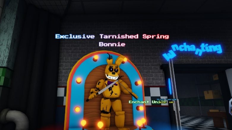 Five Nights Td Exclusivo Tarnished Spring Bonnie Standing