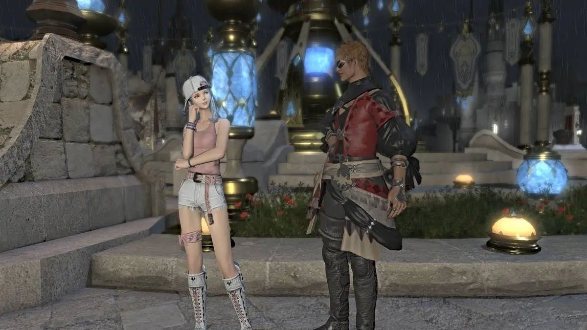 NPC Menestrel Errante em Final Fantasy XIV