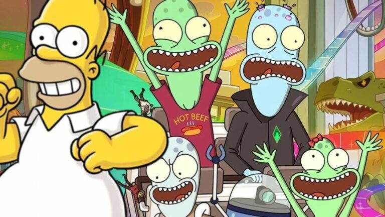 Executivo da Solar Opposites apresenta seu crossover dos sonhos com os Simpsons, Rick e Morty