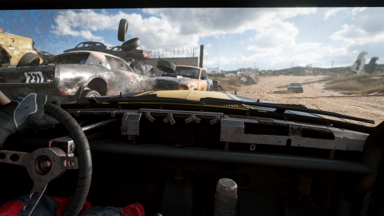 Uma captura de tela do Wreckfest 2 no THQ Showcase