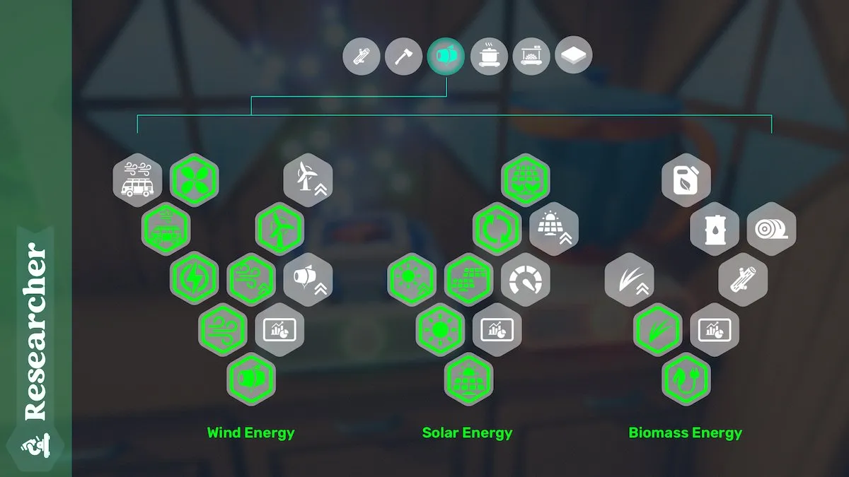 Pesquise diferentes fontes de energia no Outbound.