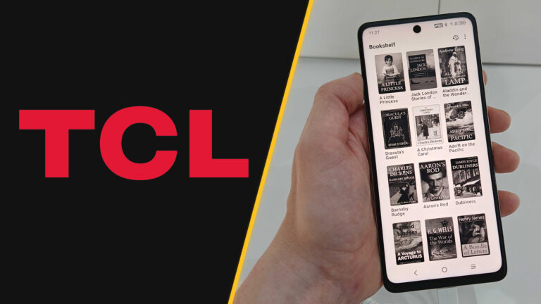 O TCL 50 Pro Nxtpaper 5G, semelhante ao Kindle, aposta tudo na qualidade da tinta