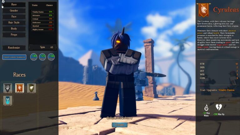 Roblox Devas Of Creation Cyruleas Race