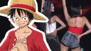 One Piece sobe ao palco com o grupo de K-pop Kiss of Life para uma apresentação especial