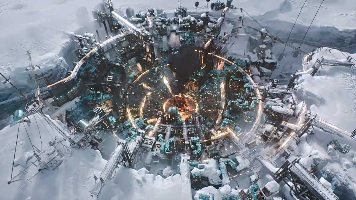 Centro de New London em Frostpunk 2