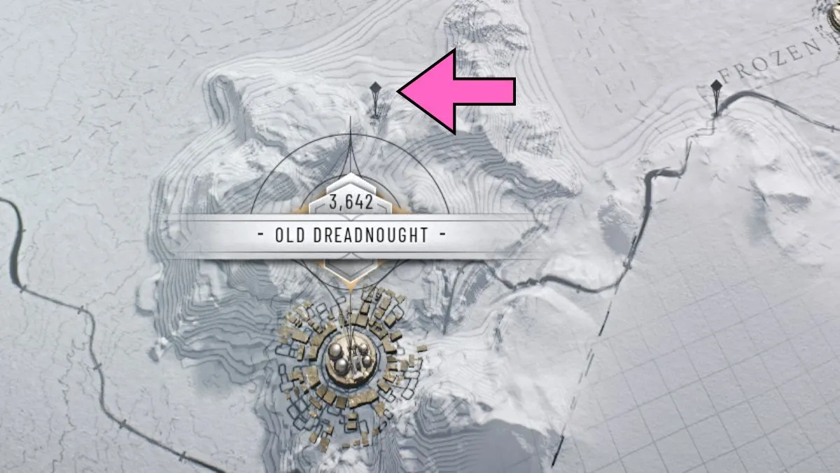 Localização dos núcleos da Costa Desolada em Frostpunk 2