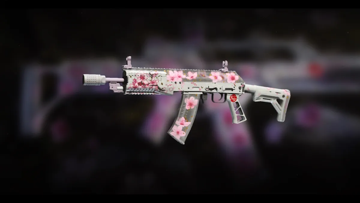 A skin Hazakura para o SVA 545 em Modern Warfare 3.