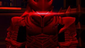 Roblox Anime Vanguards Igros Red Commander Red Armor Red Eyes