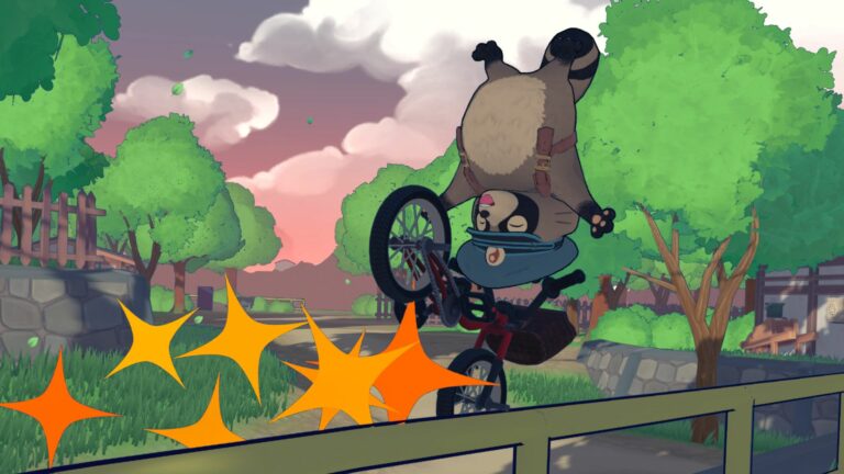 O Pon's Summer permite que você experimente a vida como um tanuki praticante de BMX