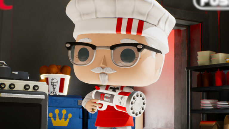 A colaboração da Funko Fusion com a KFC é uma verdadeira explosão de energia