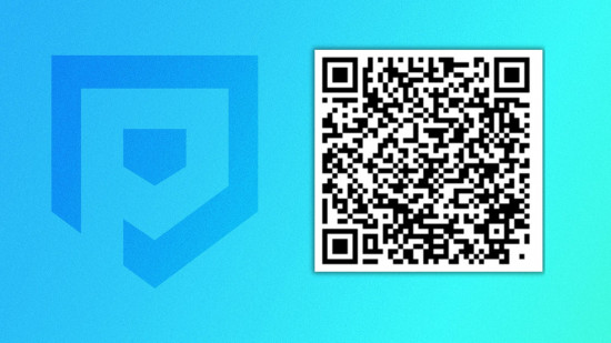 código qr do brawl stars para 1k krusty kash em um fundo azul do pocket tactics