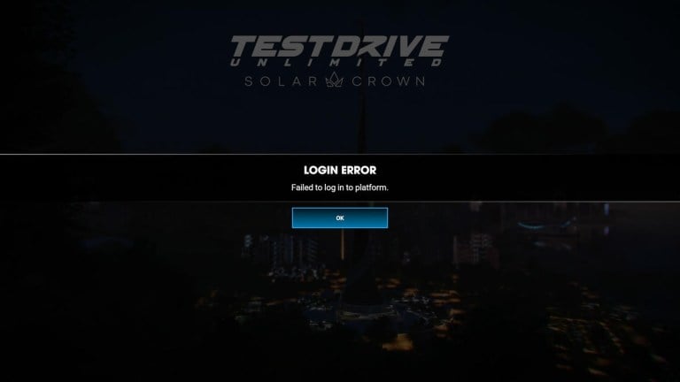 Como corrigir ERRO DE LOGIN no Test Drive Unlimited Solar Crown