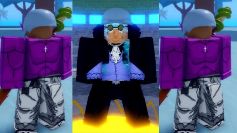 Roblox Fruit Seas Ice Bandana Capitão de Gelo