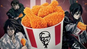 KFC lança ataque surreal à colaboração Titan em Hong Kong